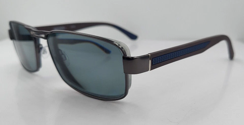 Gafas de sol SHAQ 1217 grises rectangulares de metal SOLO MARCOS Foto 2 de 4