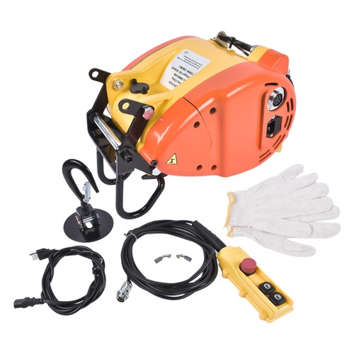 Electric Chain Hoist Winch Wired Control 500~1100lb Capacity 110V Electric Winch - Picture 11 of 104