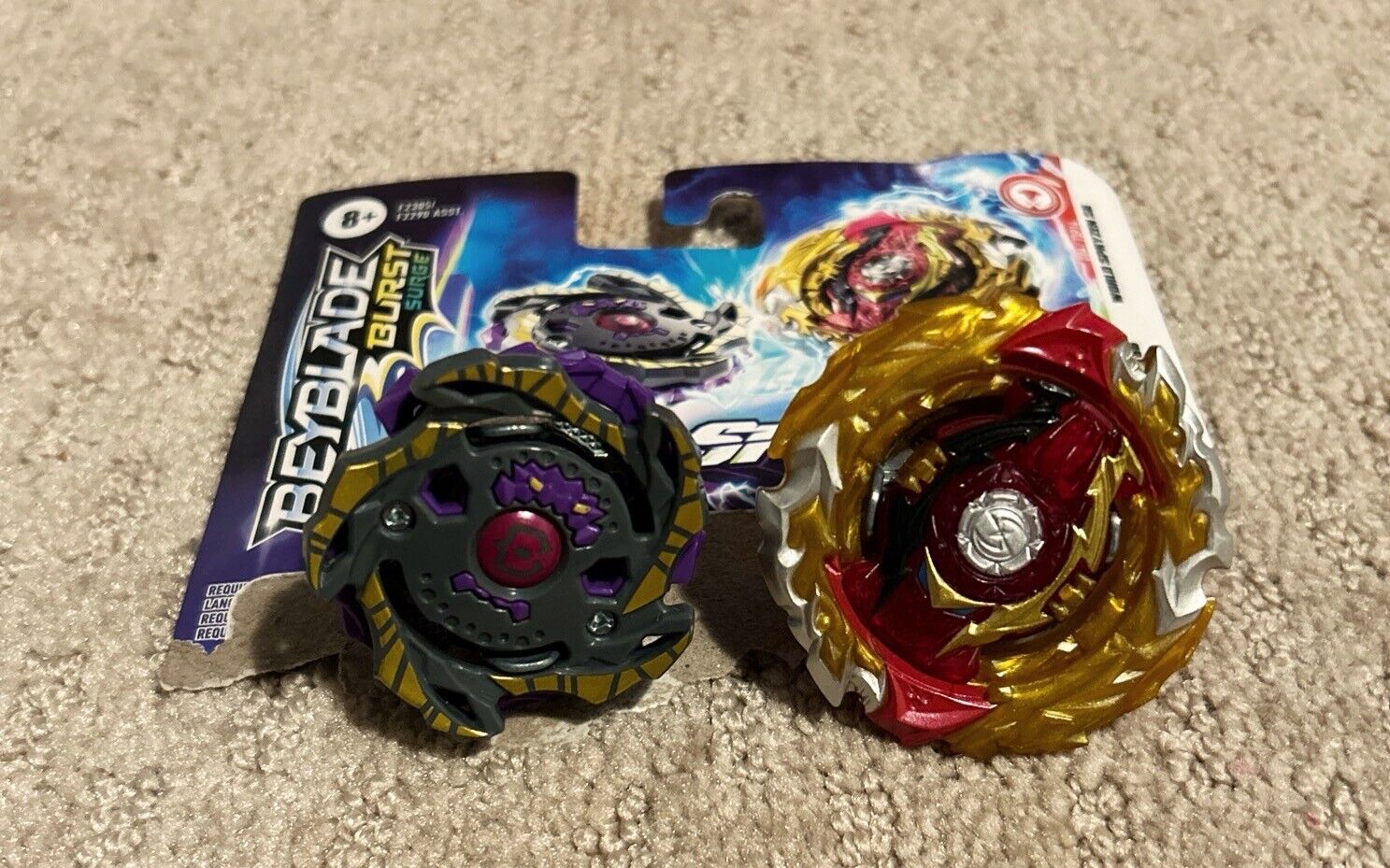 HASBRO Betromoth B6 & World Spryzen S6 Beyblade Burst Surge Dual