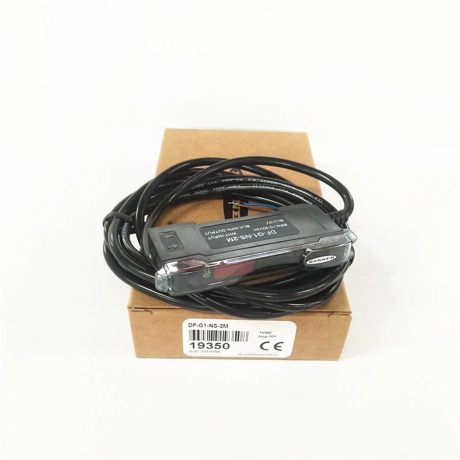 1pcs BANNER DF-G1-NS-2M Double Digital Display Fiber Amplifier NPN Output - Image 3 of 4