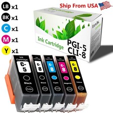 5 PK PGI5 CLI8 Ink Cartridge for Canon PIXMA MP600 MP600R MP800 iP5300