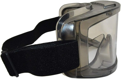 Adjustable Anti-Fog ANSI Z87+ Heavy Duty Safety Goggles, Wearable Over Glasses - Picture 3 of 4