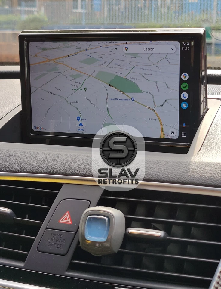 AUDI Q3 Android Screen Apple CarPlay Auto GPS Stereo Navigation 8" touch 8-64gb - Image 3 of 4