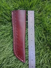 Custom Handmade 8”Fixed blade Leather Sheath / Holster / Case /vertical Knife