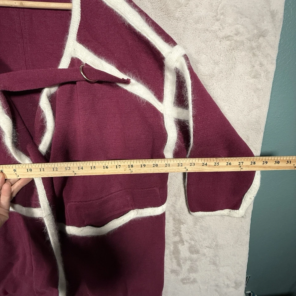 Chaqueta Suéter Abrigo Manta Lana Chloe Angora Hecho en Italia. Foto 4 de 4