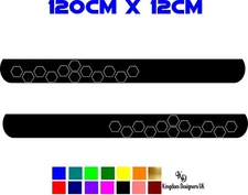 Side Line Stripe vinyl decal sticker- 3-5 year for car, van, boat, yacht, camper