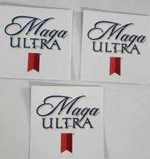 MAGA Michelob Ultra Beer Parody 🍺 STICKERS 3 PACK LOT *WORLDWIDE 🌐 SHIPPING*