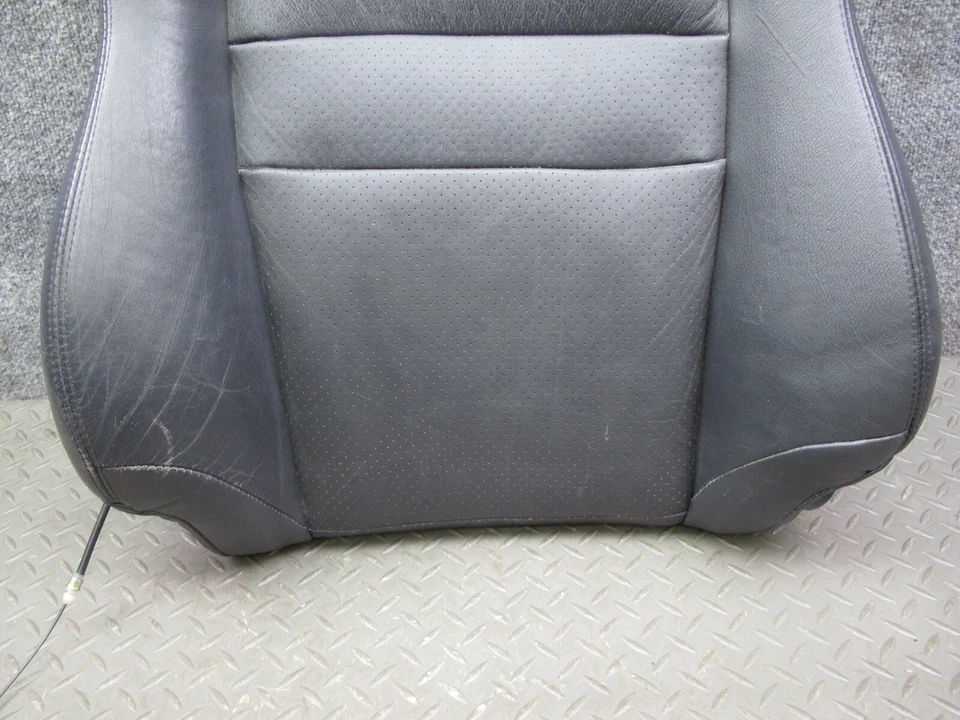 91-93 MITSUBISHI 3000GT ASIENTO DELANTERO DERECHO RESPALDO SUPERIOR CUERO COJÍN OEM Foto 3 de 4
