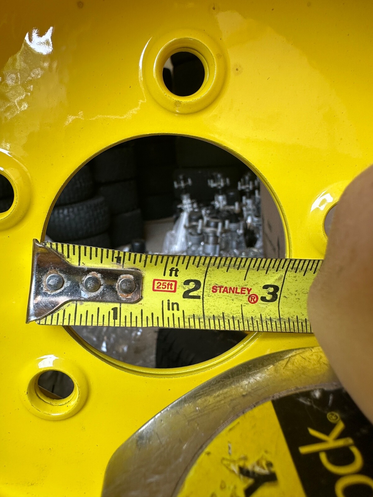 24/12.00-10 Carlisle Turf Trac R/S John Deere Yellow on 5-Hole Wheel & Tire