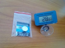 Digital LCD Thermometer/Unterwasser mit Saugnapf f&uuml;r Aquarium & K&uuml;hlschrank, Neu