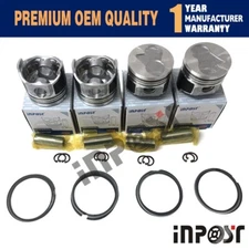 4 set STD Piston & Piston Ring 78mm for KUBOTA V1505