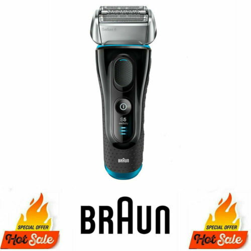 Slutning fisk og skaldyr Måltid Braun Series 5 Electric Shaver for Men Wet & Dry Rechargeable Black | eBay