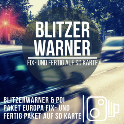Blitzerwarner Fix- und Fertig Paket passend für Audi MMI auf SD Karte