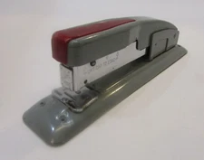 Vintage 1960's Swingline 400 USA Gray Steel School Office Desktop Paper Stapler