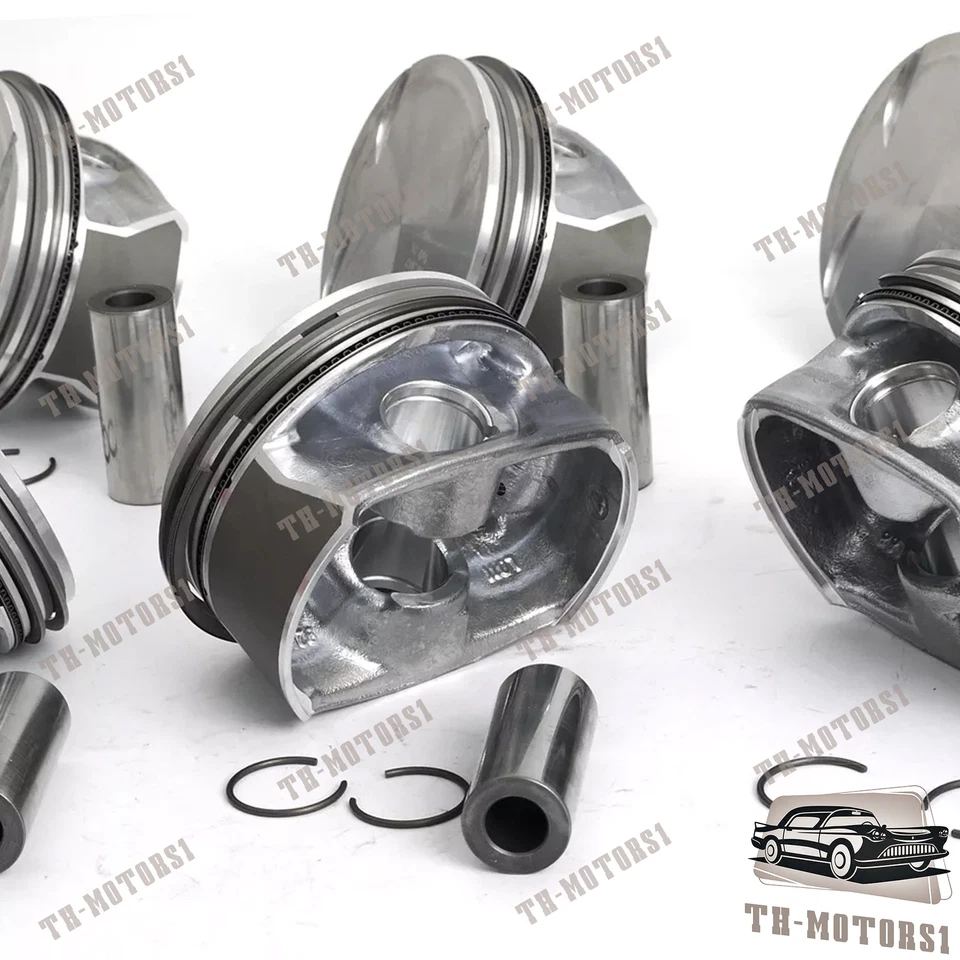 Juego de 6 anillos de pistón MAHLE 92,6+0,5 mm para Mercedes-Benz C350 E350 S350 3,5 L M272 Foto 4 de 4