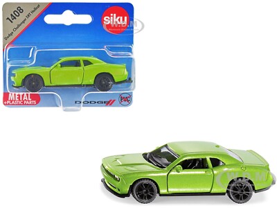 DODGE CHALLENGER SRT HELLCAT GREEN DIECAST MODEL CAR BY SIKU 1408