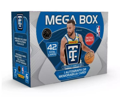 2024-25 Panini Totally Certified NBA Trading Cards Mega Box - 1 Auto/Memorabilia