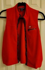 Girls Limited Too Red Vest Jacket Size XL