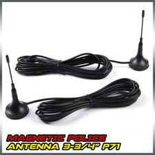 2 Lot Magnetic Profile 3-34 Fit For P71 Crown Victoria Impala Police Antenna 2 Lot Magnetic Profile 3-34 Fit For P71 Crown Victoria Impala Police Antenna
