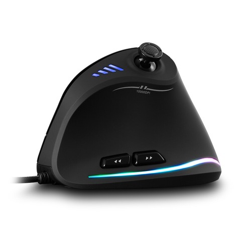 Vertical Wired Gaming 11 Buttons Adjustable 10000DPI Optical Mice E8P2 - Picture 3 of 12