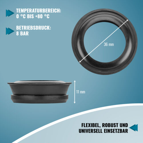 Poppstar Wasser-Dichtung für Klauenkupplung, NBR-Dichtung - Bild 2 von 4