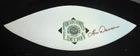 White Panel ONLY Hall of Fame Football Signed Len Dawson Auto Autograph KC Chief