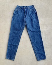 Vintage 90s Lee Mom Jeans High Waisted Size 14 Long Made in USA Medium Wash