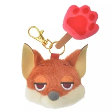 Disney Store Japan Nick Wilde Plush Keychain Paw Ice Candy Zootopia