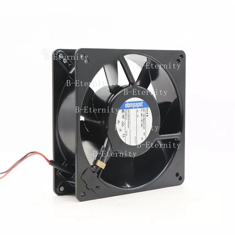 Ebmpapst 5114N Axial Fan 24V 9.5W 395mA 135*135*38MM 2-wire Inverter Cooling Fan - Image 2 of 4