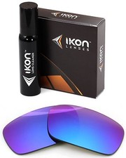 Polarized IKON Iridium Replacement Lenses For Oakley Crankshaft Purple MIrror