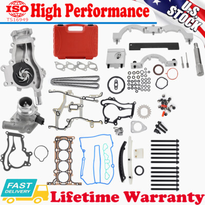 Timing Chain Kit Tool Set Water Pump Thermostat For 11-16 Chevrolet Cruze 1.4T