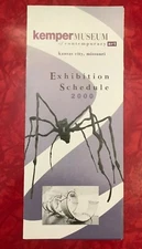 KEMPER MUSEUM OF CONTEMPORARY ART KANSAS CITY EXHIBITION SCHEDULE BROCHURE 2000