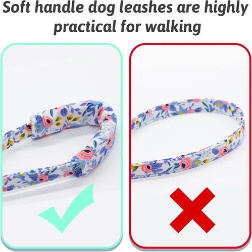 Soft Dog Collar for Boy Girl Dogs Adjustable Puppy Collars, Floral M - Picture 6 of 6