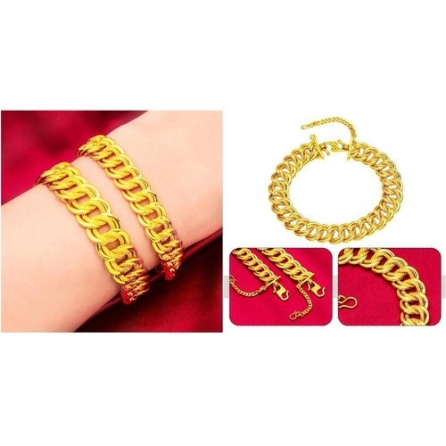 Striking Gold Bracelet for Ladies Perfect for Yourself or Beloved Mensc - Picture 12 of 14
