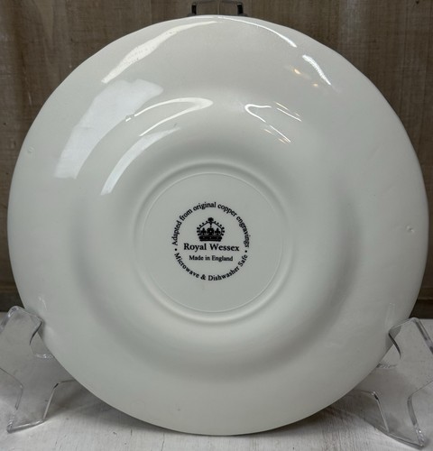 Royal Wessex Salad Plate Til Death Do Us Part Skeleton Bride Groom Set Of 4 NEW - Picture 3 of 9