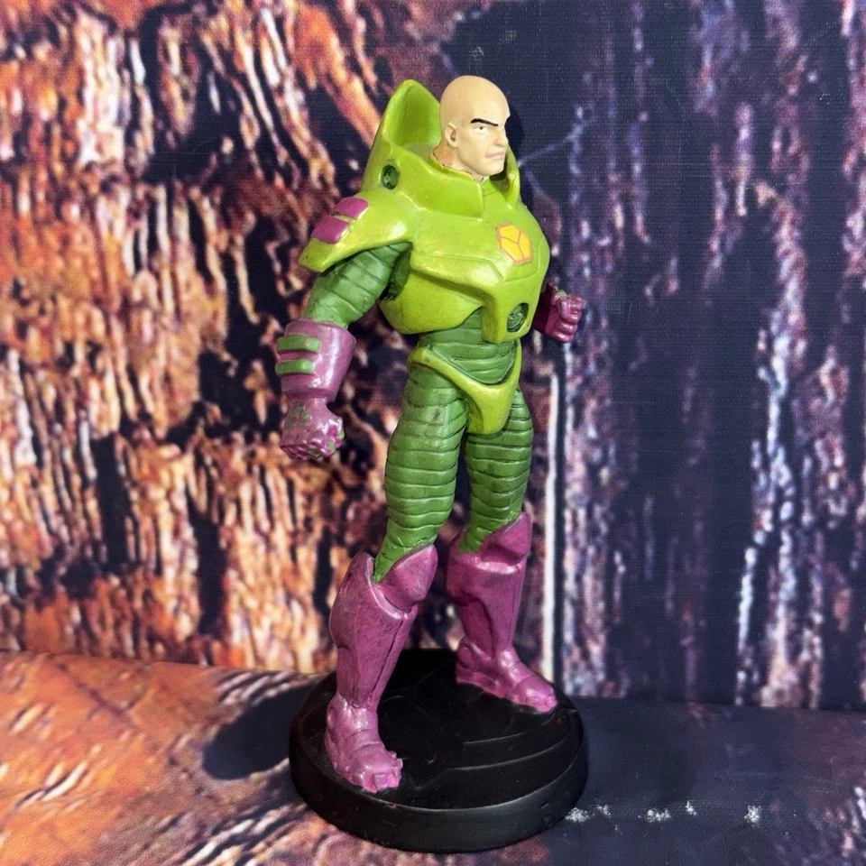 Estatuilla coleccionable fundido a presión Eaglemoss 2008 DC Comics LEX LUTHOR Foto 4 de 4