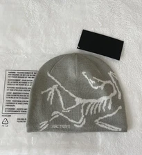Arc'teryx Bird Head Wool Toque Beanie - Ash Gray - Ski Winter Hat - NWT
