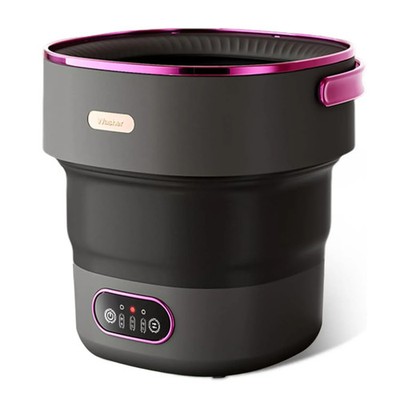 Portable Washing Machine 13L Foldable Mini Washer with 4 Modes and Spin Basket