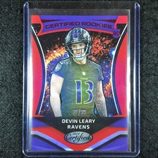 2024 Certified Football DEVIN LEARY Certified Rookies Red Mirror 30/99