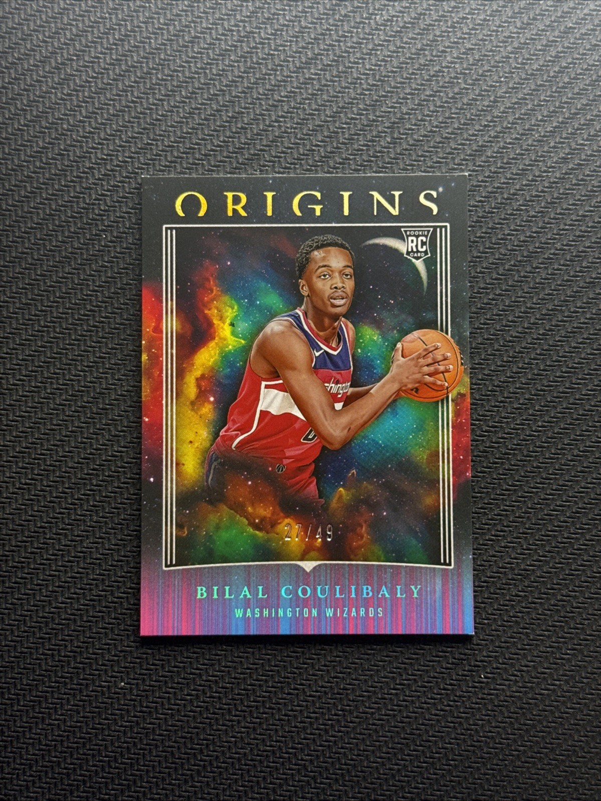 2023-24 Origins Bilal Coulibaly Neon Stripes /49 #70 RC
