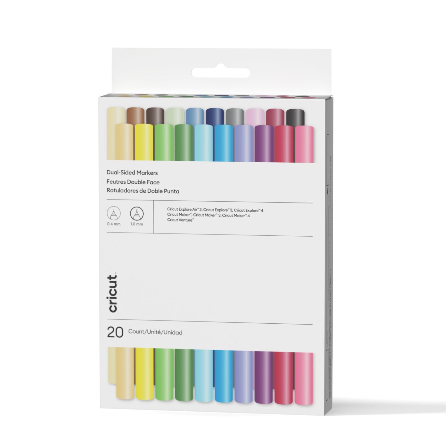 Cricut Dual-Sided Markers, Ultimate Set (20 ct) BRAND NEW RETAIL