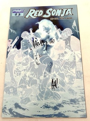 Signed Adam Hughes & Mike Oeming Reverse Negative 2006 Dynamite Entertainment