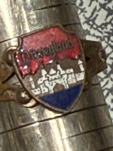 disney ring Adjustable. Ultra Rare Antique Disneyland