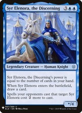 Syr Elenora, the Discerning 1x MtG Mystery Booster List MB1  SP/NM