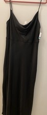 Taylor Black Sleeveless Cowl Neck  Dress Elegant Size 16
