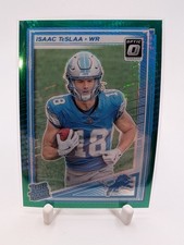 2025 Panini Donruss Optic - Rated Rookie Isaac TeSlaa #219 Green Hyper Prizm