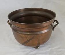 Vintage Brass Planter Plant Pot Holder Cauldron House / Garden Outdoor Indoor