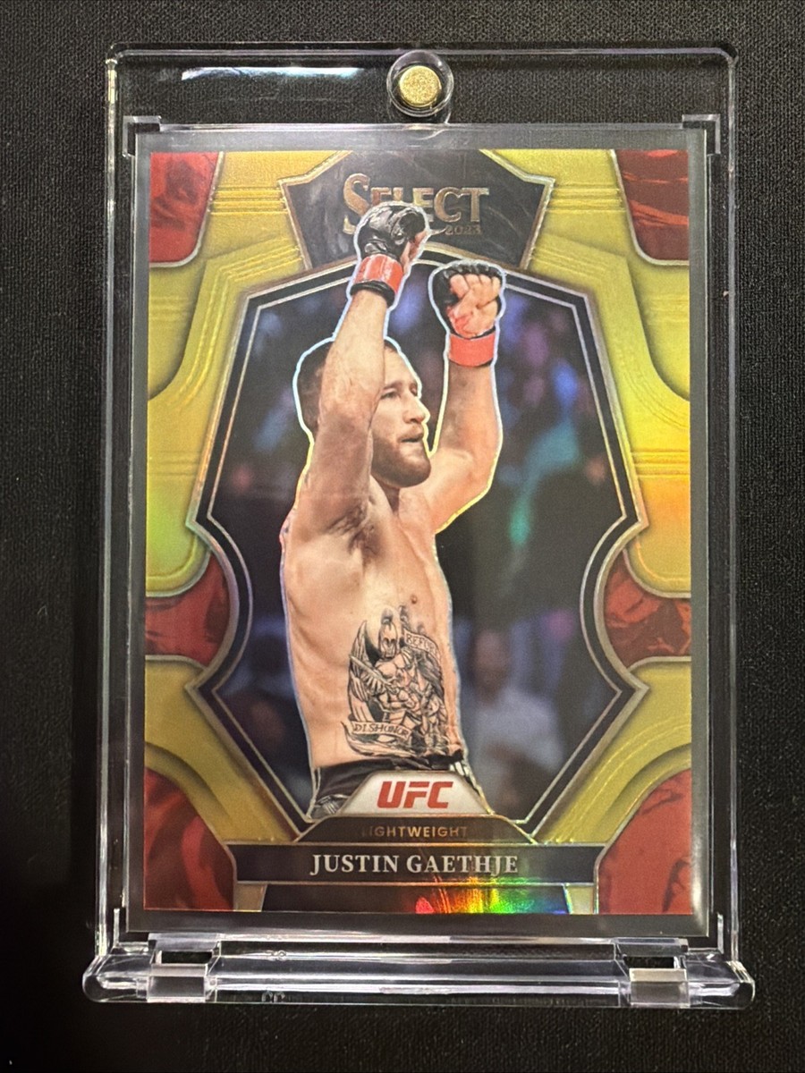 2023 Panini Select UFC - Premier Level Justin Gaethje #135 Gold