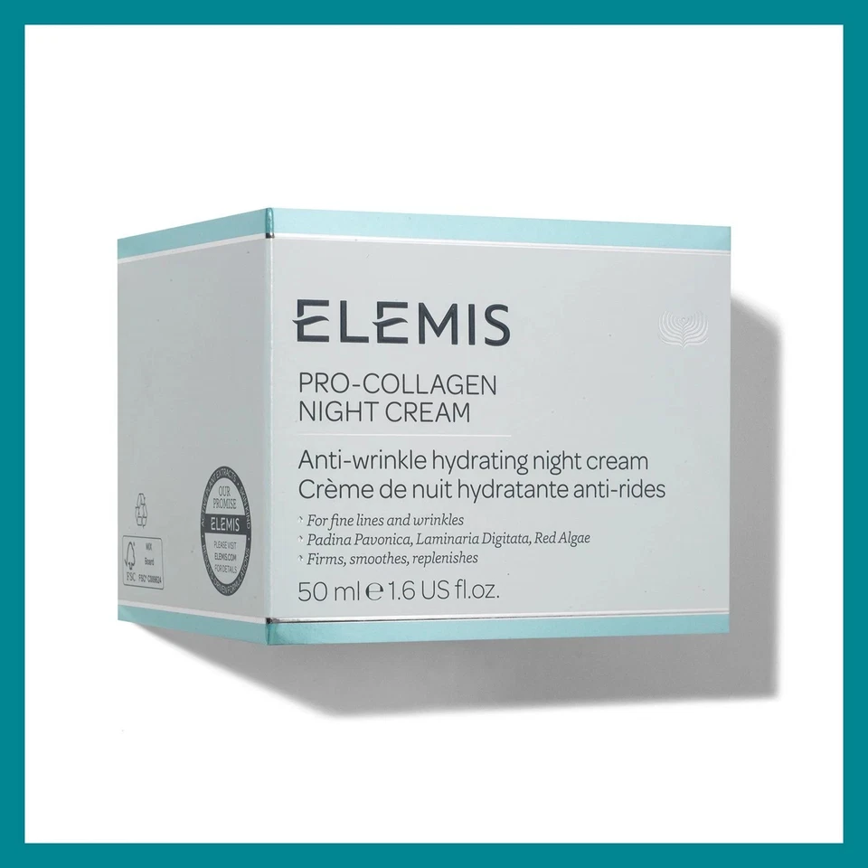ELEMIS Pro-Collagen Marine Cream Anti-Wrinkle Night Cream 50ml / 1.6 fl oz - NEW - Image 2 of 2