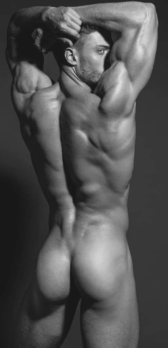 Muscular Man Without Clothes 4x6 Picture Celebrity Print